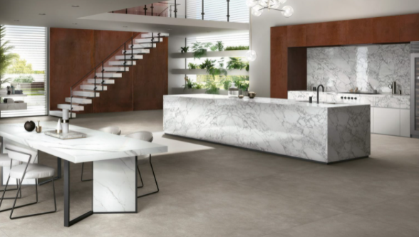 Infinity. Migliori materiali per top cucina, tra design e funzionalità